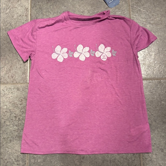 Life is good Hibiscus tee size small - Picture 1 of 3